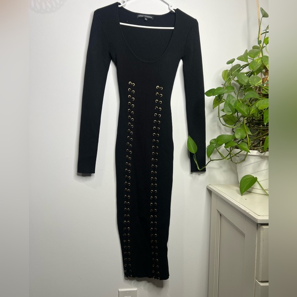 Naked Wardrobe Fitted Dress Size Small - Picture 1 of 6